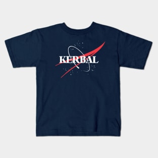 Kerbal NASA logo (no background) Kids T-Shirt